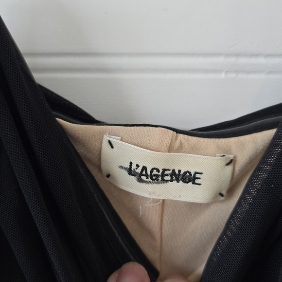 L'agence Revolve Black Caprice Dress Medium - Picture 9 of 12